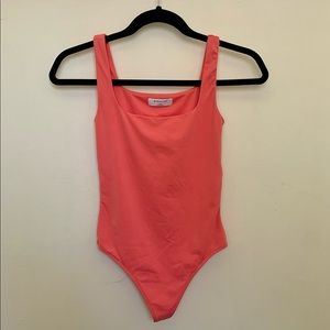 Babaton Contour Bodysuit size XS (coral pink)